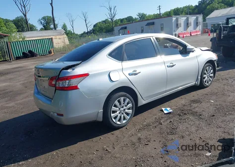 2015 Nissan Sentra Sv из США, поврежденный, VIN 3N1AB7AP5FY252279